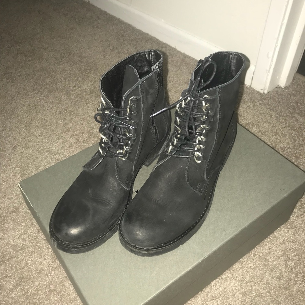 Leather ankle boots - Made in Italy
